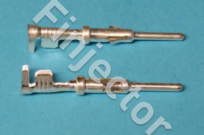 KKS LKS 1,5 Round Male pin, 1- 2.5 mm², Silver-plated, Ø 1,5 mm, Temp. Range 170 °C
