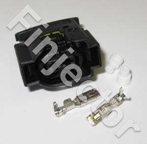 KKS SLK 2,8 ELA, 2 pole connector SET, 1 - 2.5 mm2, Code A, Clip r+l
