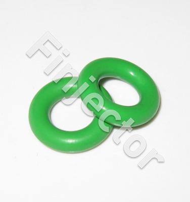 15mm O RING FOR INJECTORS (METHANOL), GREEN  (100)