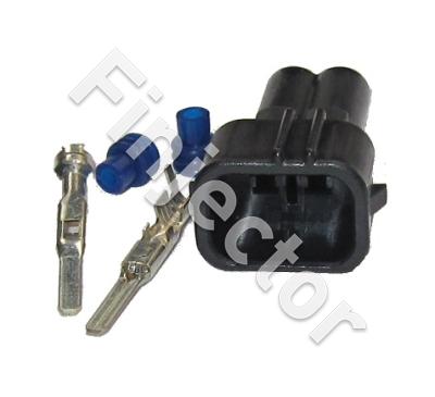 2 pole mating connector set for injector connector, Honda type