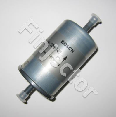 Polttoainesuodatin, 8 mm letkulle, halk. 61 mm, pituus 138 (Bosch 0450905002)