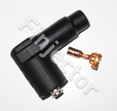 HV connector SET for coils with 4 mm pin, 1 kOhm (for IC1 cable)