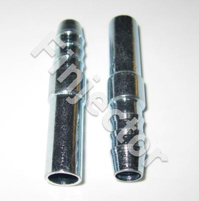 Pipe nipple for 8 mm polyamide tube, spindle diameter 10 mm