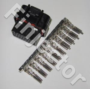 Motec and Haltech connector set 34 pole, female terminals 0.75-1