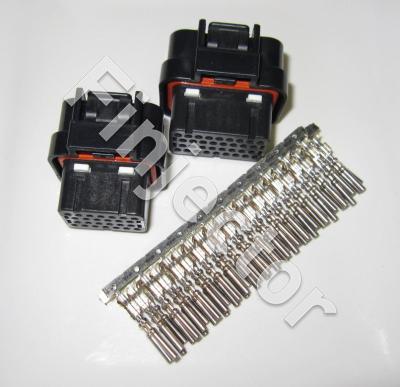 Motec and Haltech connector set 26 + 34 pole, female terminals 0.75-1.25 mm²