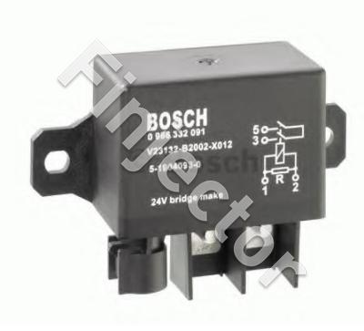 Relay 24V, bridge make (Bosch 0986332091)