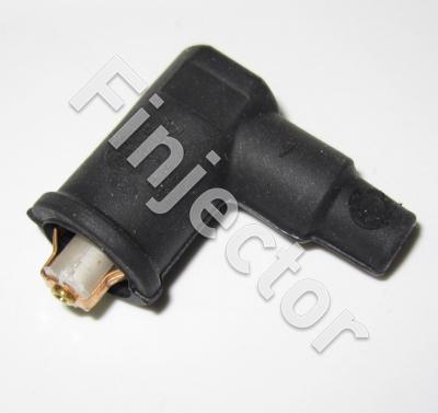 Ignition connector for 7 mm cable, DIN, wood screw, 1 kOhm, Beru