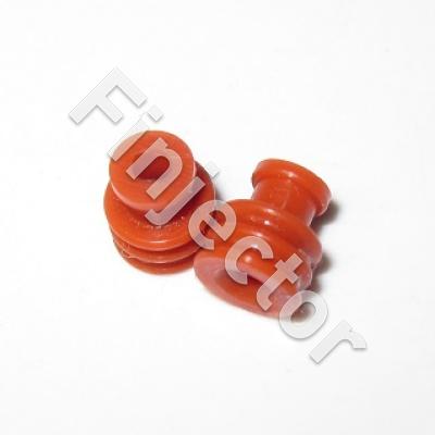 Seal for Sumitomo, red, up to 2.5 mm2. Diameter 6.5 mm / Length 7.4 mm