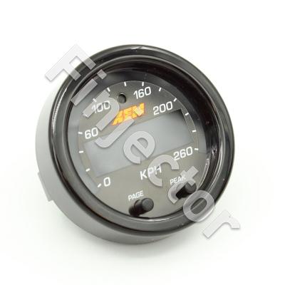 X-Series GPS Speedometer Gauge 0- 160mph / 0 - 240kph (AEM 30-0313)