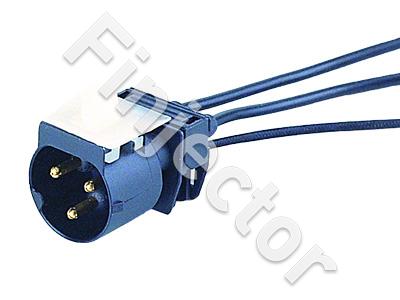 3-pole connector with wires, for BMW AC compressor