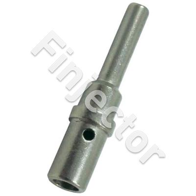 Deutsch DTP Solid Male Pin 2-4 mm2, Deutsch Size 12, Nickel, AWG 14-12