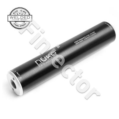 Fuel Filter 200mm 10 micron AN10 ORB (stainless filter element) (NUKE 200-03-201)