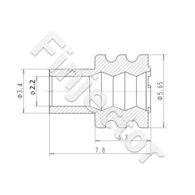 BTC / BTL 2.8 / Single Wire Seal / Ø2.7-Ø3.0 (FLR) / Orange (Bosch 1928301085)