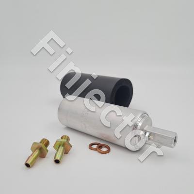 Fuel delivery pump, 138 l/h/ 1 Bar, 8mm hose fittings/M10x1 thread