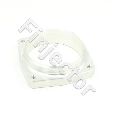Weld flange for 74 mm Bosch throttle body (DBW) ETF-474. Example for 0280750474. Aluminum, with seal.