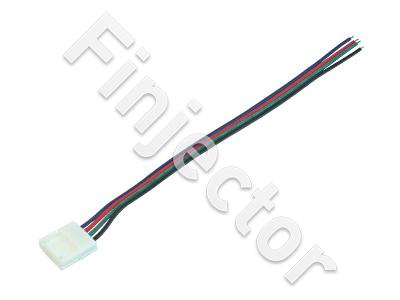 Pikaliitin 10 mm leveille  RGB LED-valonauhoille, 1609-60600RGB