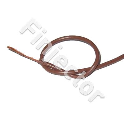 Automotive BROWN thin wall cable 0.35 mm² (0,35RUS)