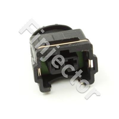 2 pole Jetronic connector for tight assemblies, SLK2.8 terminals