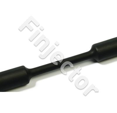 Heat shrink tube with glue 24/8 mm, black, 1.2 m rod HT317-32400