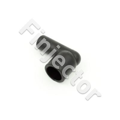 90 -degree protection cap for ignition coils. Tip diameter 15mm, 7 mm cable 