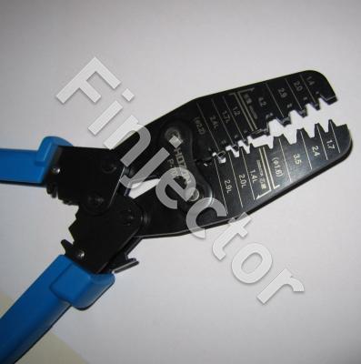 Hozan P-707 Crimping Tool, for wire size 0.05 - 2 mm2, for open barrel terminals