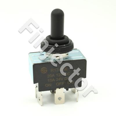 C-PWR Toggle switch 12/24V ON-OFF-ON 6 TERMNALS (29-1518-C)