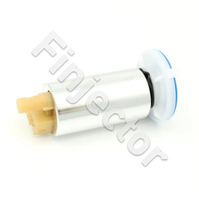 In-tank fuel delivery pump with filter, 6.3mm flat terminals