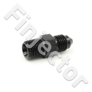 Thread adapter 1/8''X27 NPT to AN3, STRAIGHT, black anodized (GBAN816-3D)