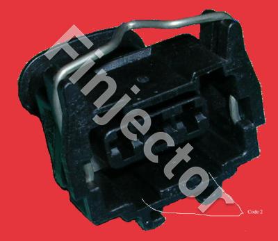 Jetronic / Connector 3 Pole / Seal Form 3.1 / Code 2 / Black (Bosch 1928402413)