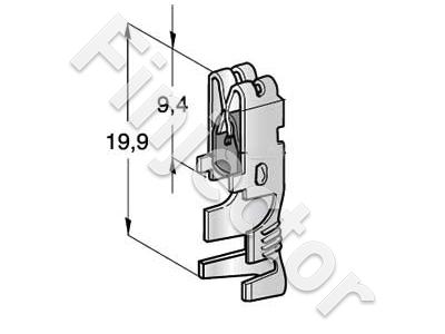 LIITIN sulakerasiaan, UNI F630 CLIP 4-6 mm2 (1107940)