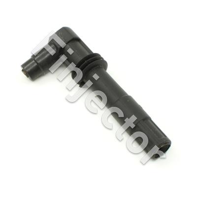 Spark plug connector, 124 mm. SAE, 5 kO