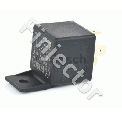 Change over relay 12V 30/20A, with holder, Bosch 0986AH0150