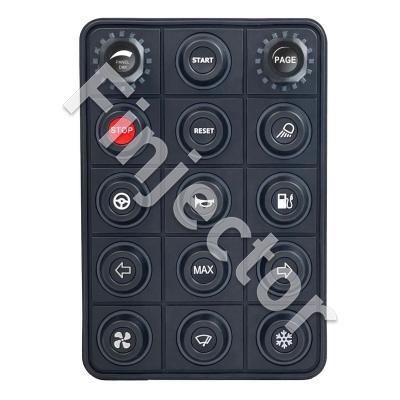 Link ECU - Link CAN Keypad 15 Button + 2 Rotary Encoders, 15mm inserts (sold separately) (Link ECU 101-0330)