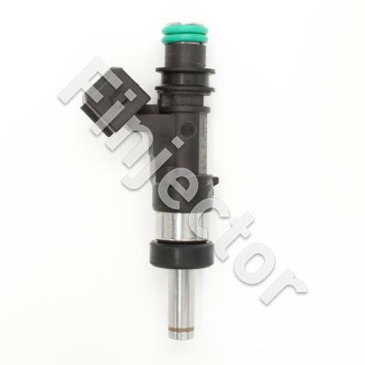 EV14, 12 Ohm, 373cc, E 20°, long spray end, Jetronic, O-O 49 mm, machined 11mm top, 16mm bottom