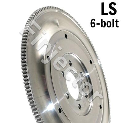 FLYWHEEL, CHEVROLET LS (6-BOLT), OT/ST-215 CLUTCHES, 168T (TILTO