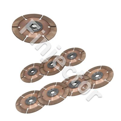 OT-185 7.25” Metallic Clutch Disc Packs, 24mm spline, 23 teeth