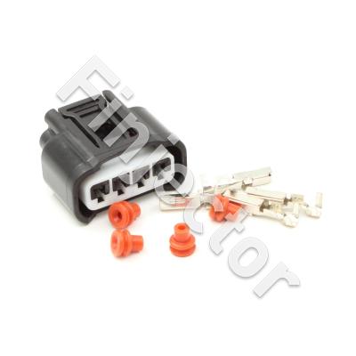 4 pole connector set 0.5 - 1.5 mm2 for Toyota  ignition coils,  (Toyota 90980-11885-SET-1)