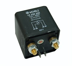 Power switching relay 12V 200A, 2 x 6.3 mm + 2 x M6