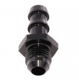 AN10-urosliitin 5/8" (16 mm) letkukaralla (GBAN815-BARB-10)