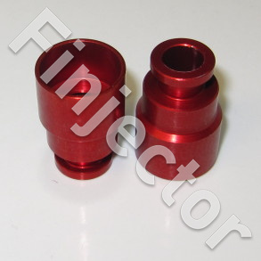 Bottom adapter (RED) for EV14 injectors with long spray end