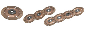 OT-185 7.25" Metalliset kytkinlevyt