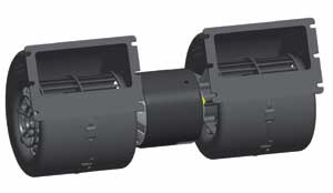 SPAL 008-A45-02D 12V, 182W, 690 m³/h, LxBxH:310x128x113mm, blowi