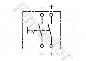 Päävirtakytkin 250 A 2 POLIG (Bosch 0341003004) 2