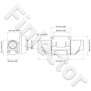 Full Flow Flex Fuel Sensor Adapter, AN10 Threads (NUKE 310-03-201) 6
