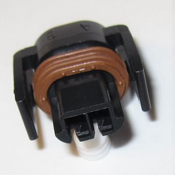 2 Way Black Metri-Pack 150.2 Sealed 2.00 - 2.5 m Female Connector, side lockings