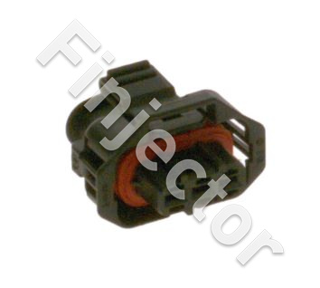 Compact 1.1a / Connector 3 Pole / Code 2 / Black / F-VMQ seal, BMK (Bosch 1928404657)