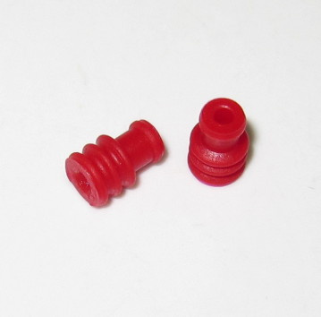 Wire seal for Yazaki type connector housings. 4.6 mm X 6.7 mm