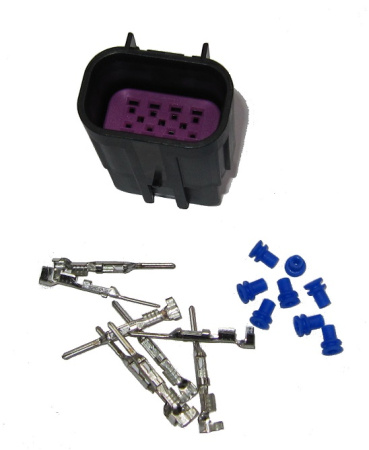 8 pole connector set, Delphi GT150, 0.5 - 1.5 mm2