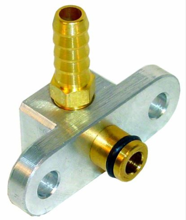 Fuelrail pressure reg. adapter for Japan-cars, 40 mm o-o, 11mm.