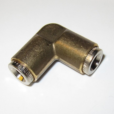 Ext. duct for 4/6 mm (ID/OD) polyamide tube, 90deg angle